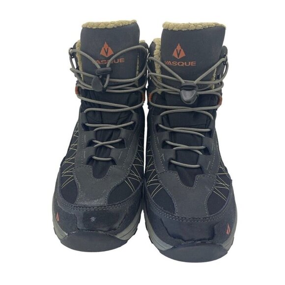 Vasque Coldspark Ultradry 7211 Black Brown Insulated Hiking Boots Kids Size 5 - Picture 2 of 9